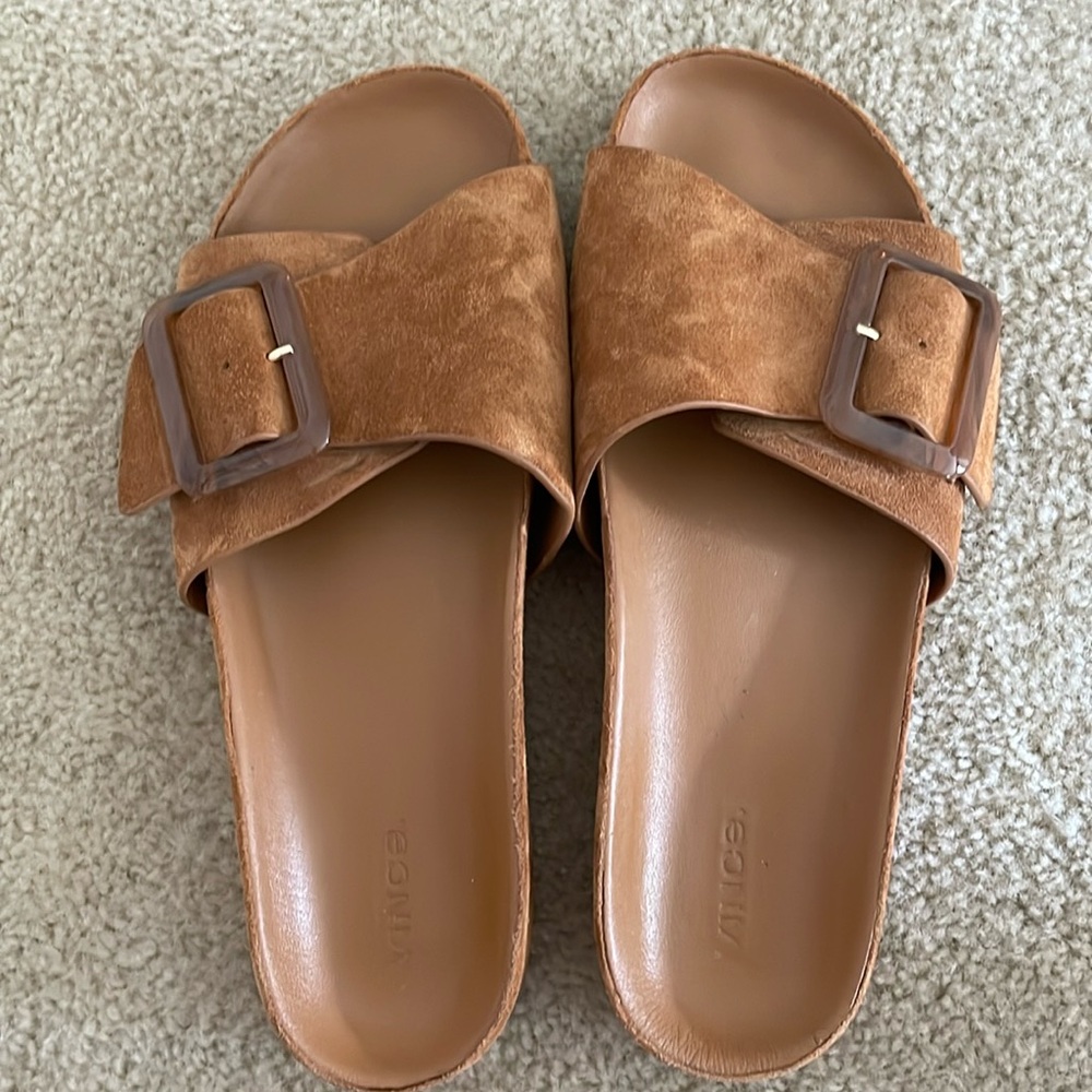 Vince suede slides sz. 9